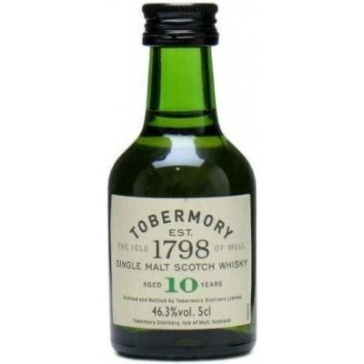 Tobermory Single Malt Scotch Whisky 10y 46,3% 0,05 l (holá láhev) – Hledejceny.cz