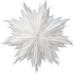 Watt & Veke Závěsná svítící hvězda Oslo White 60 cm bílá barva papír – Hledejceny.cz