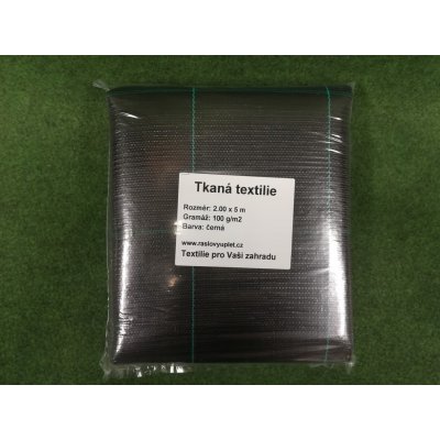 Agrojutex Tkaná mulčovací 5 m x 2 m 100 g/m² černá – Zboží Mobilmania