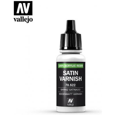 Vallejo: Satin Varnish saténový lak 17ml – Sleviste.cz