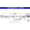 Brzdová a spojková hadice Brzdová hadice ATE 83.7838-0376.3