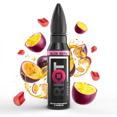 Riot Squad BLCK EDTN S & V Deluxe Passionfruit & Rhubarb 10 ml – Zboží Mobilmania