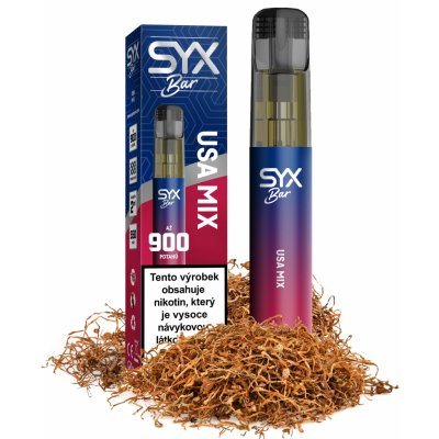 Syx Bar USA Mix 16,5 mg 900 potáhnutí 1 ks – Zboží Mobilmania