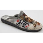 Santé AB/29156 Kity dámské domácí pantofle York šedá – Zboží Dáma