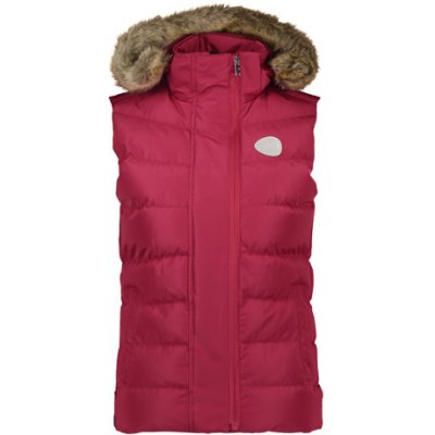 Euro-star Dámská vesta Fassah sangria – Zboží Dáma