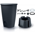 PROSPERPLAST Sud na dešťovou vodu s podstavcem a příslušenstvím PERUNO SET antracit 260l – Hledejceny.cz