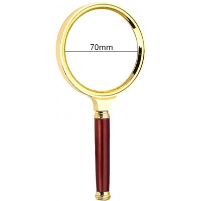 Amparo Miranda® Ruční lupa AM576 10x , Rozměr 70 mm – Zboží Dáma