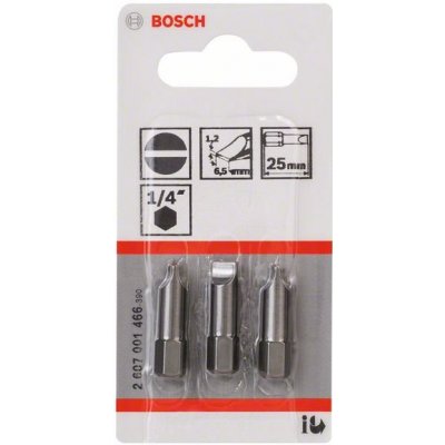 Bit plochý Bosch 1.6 x 8.0 eh 49 mm 3 ks – Zboží Mobilmania