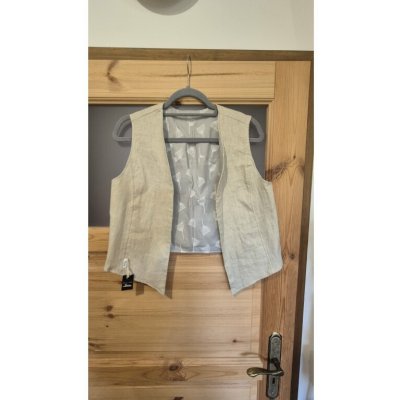 Lovera dámská vesta Plicník světle béžová – Zboží Dáma