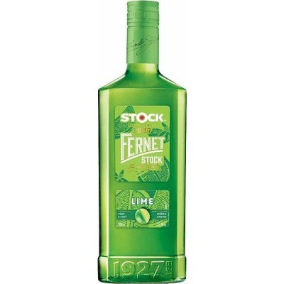 Fernet Stock Lime 27% 0,5 l (holá láhev) – Hledejceny.cz