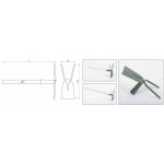 Fed plochá s 2 hroty s násadou 100cm 103/1000 – Zboží Mobilmania