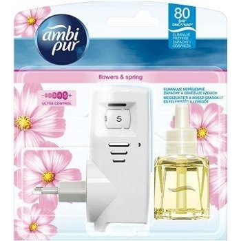 Ambi Pur osvěžovač vzduchu Electric Flower & Spring strojek s náplní 20 ml