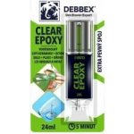 Debbex Lepidlo dvousložkové transparentní Clear Epoxy 24 ml – Hledejceny.cz