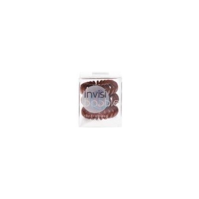 INVISIBOBBLE Original Pretzel Brown Hair Ring 3ks - Spirálová gumička do vlasů - hnědá