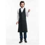 Chaud Devant Kuchářská zástěra s náprsenkou Apron Barista Black černá – Hledejceny.cz
