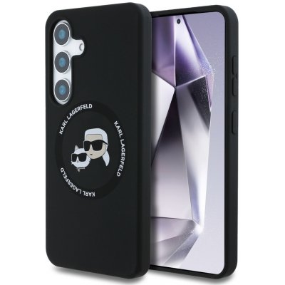 Karl Lagerfeld Magnetic Silicone Double Heads Samsung S25 černé KLHMS25SSKCHTCK – Sleviste.cz