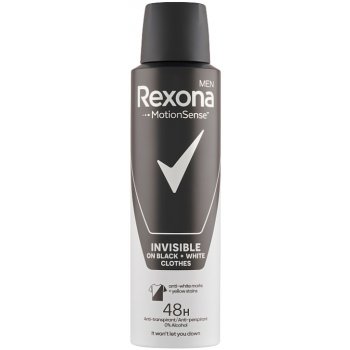 Rexona Men Invisible Black + White deospray 150 ml