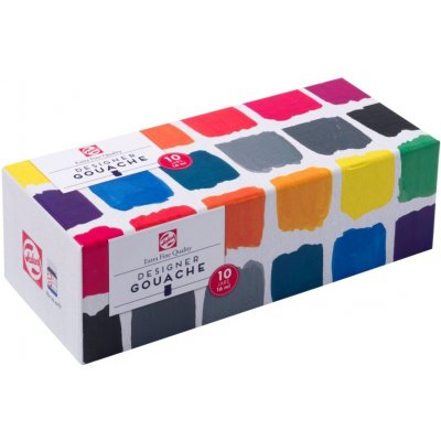 TALENS Sada kvašových barev gouache extra fine 10 ks 16 ml – Zboží Dáma