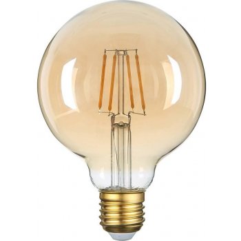Optonica LED žárovka E27 G95 Golden Glass 4W Teplá bílá