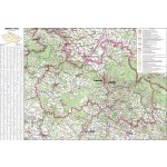 Liberecký kraj - nástěnná mapa 113 x 83 cm, lamino + lišty – Zboží Dáma