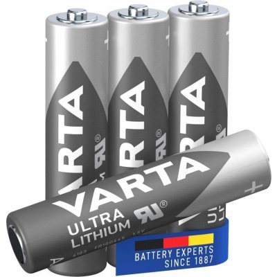 VARTA Ultra Lithium AAA 4 ks 6103301404 – Hledejceny.cz