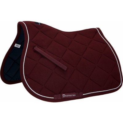 EQUESTRO Dečka podsedlová Jumping Diamond burgundy