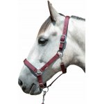 STAR HKM Měkce podložená ohlávkaS vínová – Zboží Mobilmania