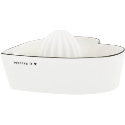 Bastion Collections Keramický lis na citrony Squeeze it, bílá barva, keramika – Sleviste.cz