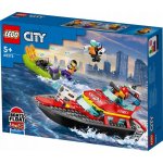 LEGO® City 60373 Hasičská záchranná loď a člun – Zboží Mobilmania