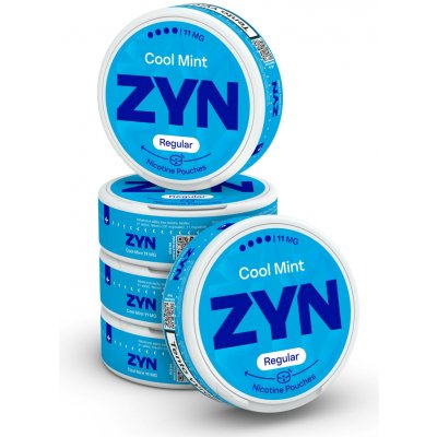 ZYN Cool mint 11 mg 5 krabiček po 21 sáčcích – Hledejceny.cz