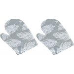 Bellatex Kuchyňská chňapka Pírko šedá 2 ks 28 x 18 cm – Zboží Dáma