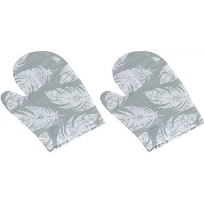 Bellatex Kuchyňská chňapka Pírko šedá 2 ks 28 x 18 cm – Zboží Dáma