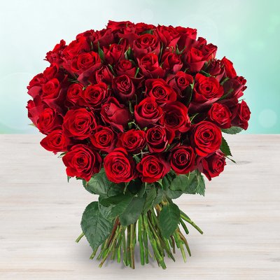 Rozvoz květin: Kytice 50 rudých drobných růží - Rakovník – Zboží Mobilmania
