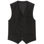 Celio společenská slim vesta Mugiamaury černá – Zboží Dáma