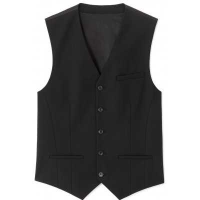 Celio společenská slim vesta Mugiamaury černá – Zboží Dáma