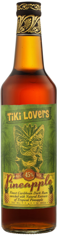 Tiki Lovers Pineapple 45% 0,7 l (holá láhev)