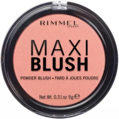 Rimmel London Maxi Blush Pudrová Tvářenka 001 Third Base 9 g – Hledejceny.cz