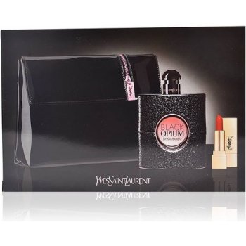 Yves Saint Laurent Black Opium EDP 50 ml + rtěnka Rouge Pur Couture 1 1,3 ml + etue dárková sada