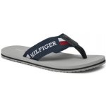 Tommy Hilfiger Corporate Monotype Beach Sandal Žabky FM0FM04913 Antique Silver – Hledejceny.cz