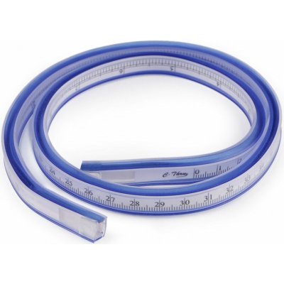 Ohebné pravítko délka 50 cm - 1 (50 cm) modrá – Sleviste.cz