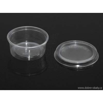 Dressingová miska průhledná 50 ml PP – Zboží Dáma