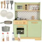 KIK KX4625 Dřevěná kuchyňka MDF Mint pro děti – Zboží Dáma