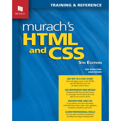 Murach's HTML and CSS 5th Edition Boehm AnnePaperback – Hledejceny.cz
