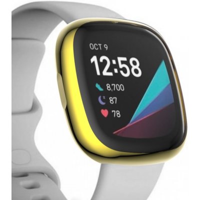 VSECHNONAMOBIL TPU Ochranný obal Fitbit Versa 3 / Fitbit Sense zlatý 38616 – Zboží Živě
