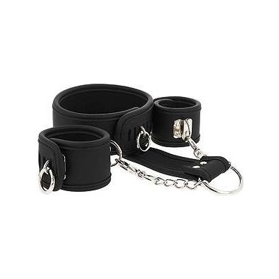 Silný obojek s poutama Fetish Submissive BOUND NECK TO WRIST RESTRAINTS – Zbozi.Blesk.cz