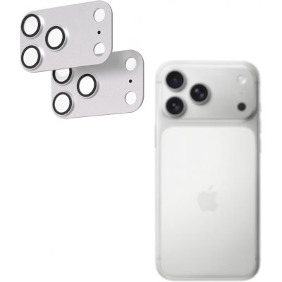 AlzaGuard Metal Lens Protector pro iPhone 17 Pro Max stříbrný AGD-AGEM479SP2 – Zboží Živě