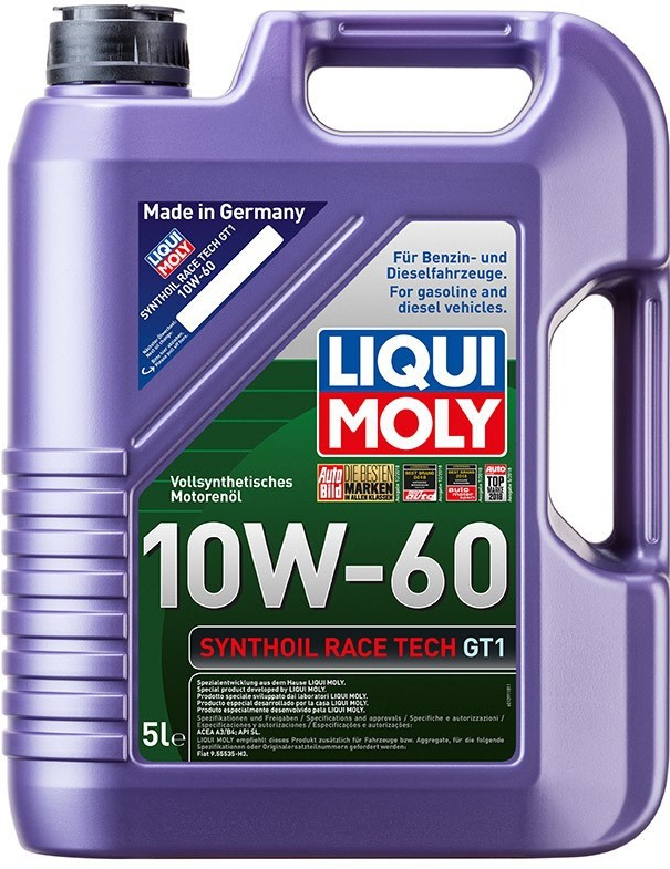 Liqui Moly 8909 Synthoil Race Tech GT1 10W-60 5 l