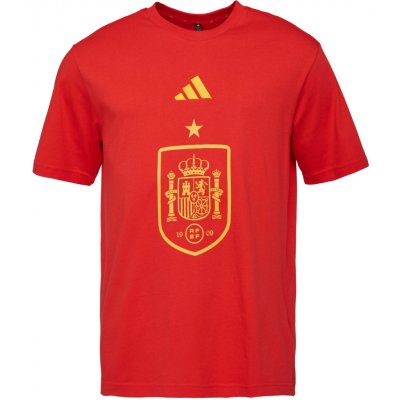 adidas pánské triko FEF DNA GR TEE červená žlutá – Zboží Mobilmania