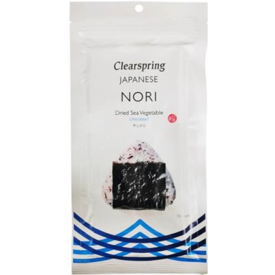 Clearspring Mořské řasy Nori plátky 25 g – Zbozi.Blesk.cz