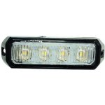 TT TECHNOLOGY Výstražný strobo maják, oranžový, 4LED, 12-24V | Zboží Auto